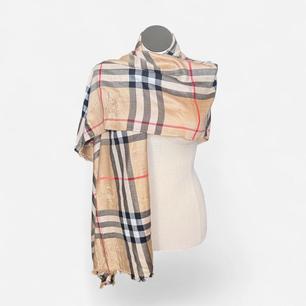Burberry London Cashmere Blanket Scarf / Shawl